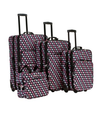 Rockland 4-pc. Multi Heart Luggage Set
