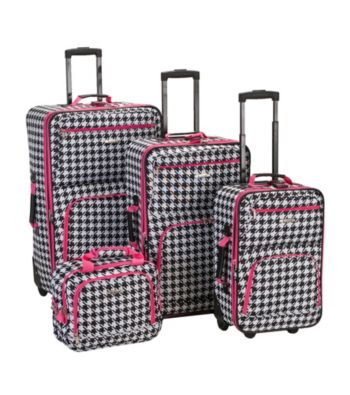 Rockland 4-pc. Pink Kensington Luggage Set