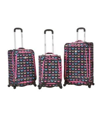 Rockland Polo Equipment Fusion 3-pc. Butterfly Luggage Set