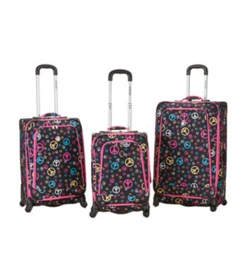 Rockland Polo Equipment® Fusion Peace 3-pc. Luggage Set