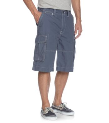 Nautica® Men's Atlantic Blue Ripstop Cargo Shorts