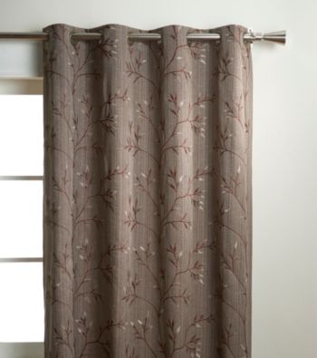 Lorena Embroidered Grommet Window Panels by Alyssa Joy