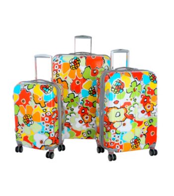 Blossom Aqua Expandable Luggage Collection