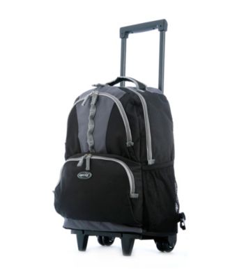 Olympia Rolling Black Backpack