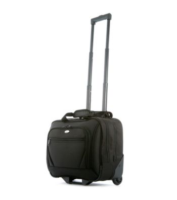 Olympia Deluxe Black Rolling Tote