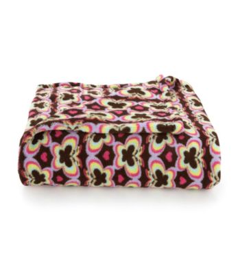 LivingQuarters Kids' Butterfly Micro Cozy Throw
