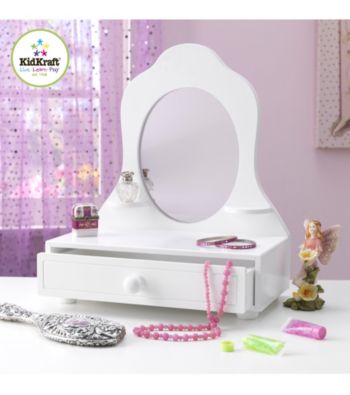 KidKraft White Tabletop Vanity