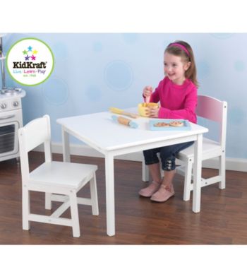 KidKraft Aspen White Table & Chair Set