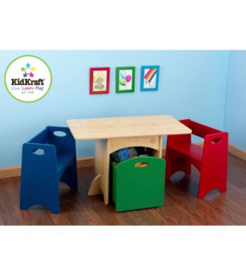 KidKraft Table with Primary Benches