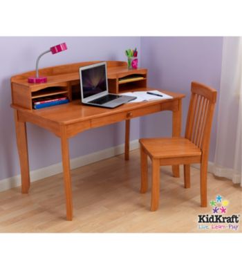 KidKraft Avalon Honey Desk with Hutch
