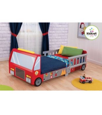 KidKraft Fire Truck Toddler Bed