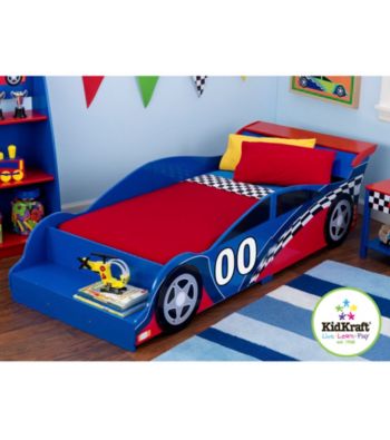 KidKraft Racecar Toddler Bed