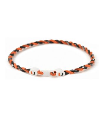 NCAA® University of Miami Twist Team Necklace