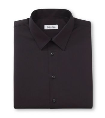 Calvin Klein Men's Textured Long Sleeve Dress Shirt