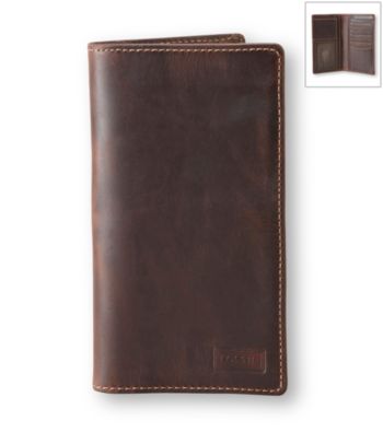 Fossil® Men's Brown Secretary Wallet