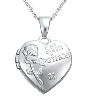 Precious Moments® .005 ct. t.w. Diamond and Sterling Silver Heart 