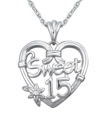 Precious Moments® .005 ct. t.w. Diamond and Sterling Silver 