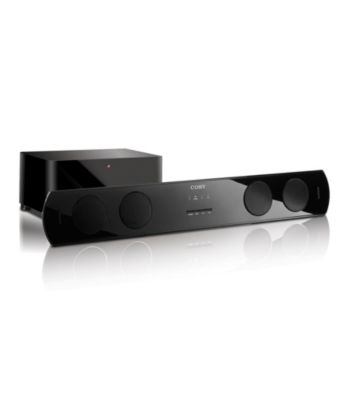 Coby® Super Slim 2.1 Soundbar with Wireless Subwoofer