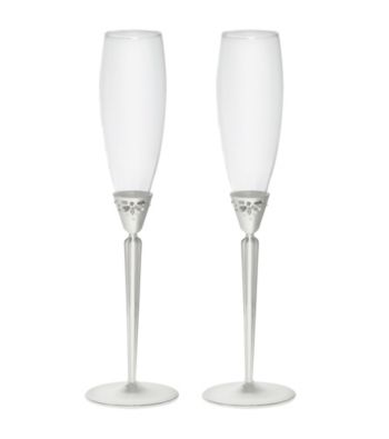 Waterford® Monique Lhuillier® Modern Love Set of 2 Champagne Flutes