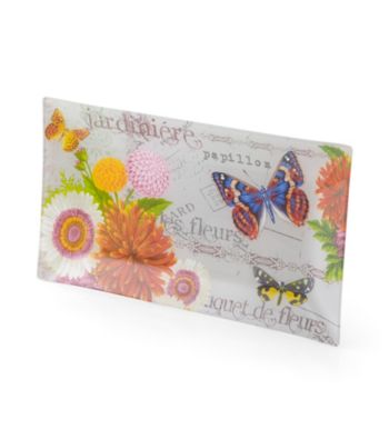 Crystal Clear® Notions Bouquet De Fleur Tray
