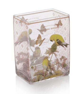 Crystal Clear ® Notions Goldfinch Vase