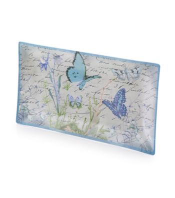 Crystal Clear® Notions Blue Butterfly Tray