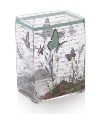 Crystal Clear® Notions Blue Butterfly Vase