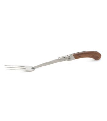 Charcoal Companion Explorer Rosewood Folding Handle Fork
