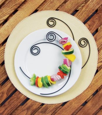 Charcoal Companion 4-pc. Non-Stick Circle Kabob Skewer Set