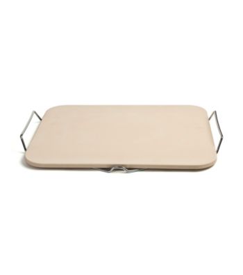 Charcoal Companion Rectangle Pizza Stone with Wire Frame
