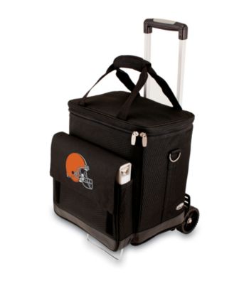Picnic Time® NFL® Cleveland Browns Cellar with Trolley Digital Print Insulated Tote/Cooler