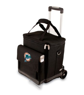 Picnic Time® NFL® Miami Dolphins Cellar with Trolley Digital Print Insulated Tote/Cooler