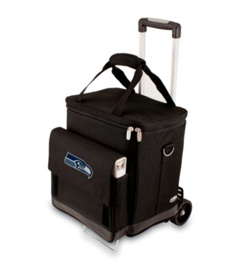 Picnic Time® NFL® Seattle Seahawks Cellar with Trolley Digital Print Insulated Tote/Cooler