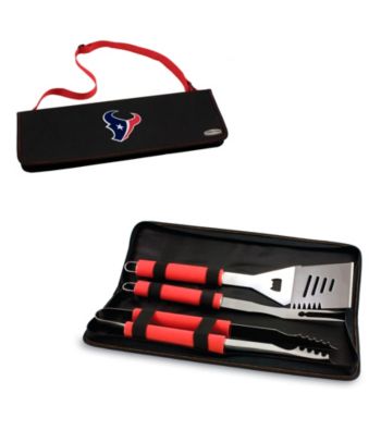 Picnic Time® NFL® Red Metro BBQ Tote- Houston Texans Digital Print