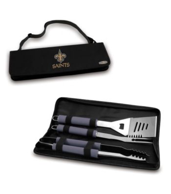 Picnic Time® NFL® Black Metro BBQ Tote - New Orleans Saints Digital Print