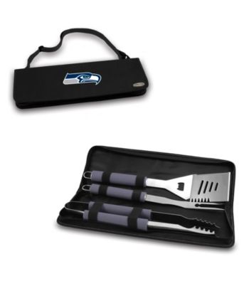 Picnic Time® NFL® Black Metro BBQ Tote - Seattle Seahawks Digital Print