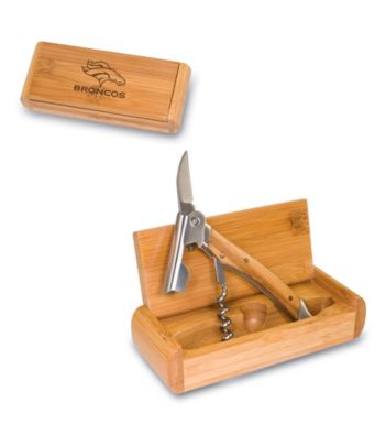 Picnic Time® Denver BPicnic Time® NFL® Elan Bamboo Corkscrew - Denver Broncos Engravedroncos Elan Waiter-style Corks