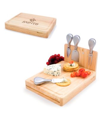 Picnic Time® NFL® Asiago Cutting Board - New Orleans Saints Engraved