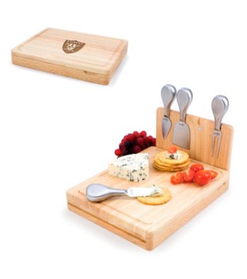 Picnic Time® NFL® Asiago Cutting Board - Oakland Raiders Engraved