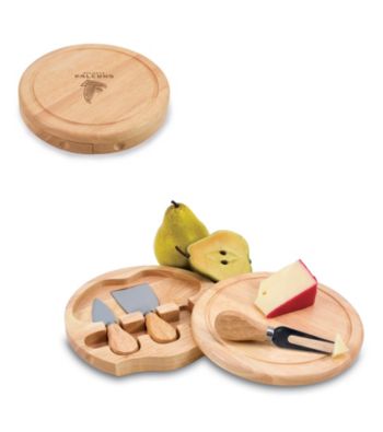 Picnic Time® NFL® Brie Cutting Board - Atlanta Falcons Engraved