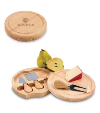 Picnic Time® NFL® Brie Cutting Board - Baltimore Ravens Engraved