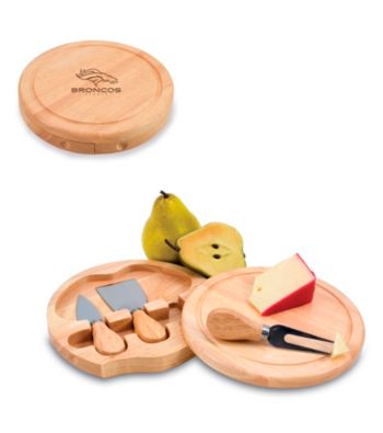 Picnic Time® NFL® Brie Cutting Board - Denver Broncos Engraved