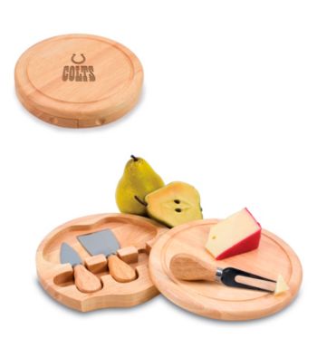 Picnic Time® NFL® Brie Cutting Board - Indianapolis Colts Engraved