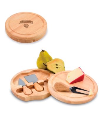 Picnic Time® NFL® Brie Cutting Board - Jacksonville Jaguars Engraved
