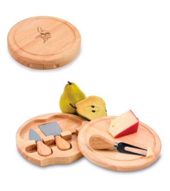 Picnic Time® NFL® Brie Cutting Board - Minnesota Vikings Engraved