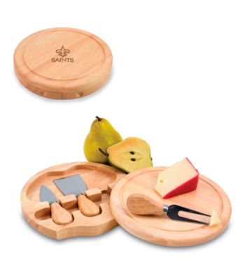 Picnic Time® NFL® Brie Cutting Board - New Orleans Saints Engraved