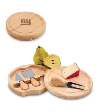 Picnic Time® NFL® Brie Cutting Board - New York Giants Engraved