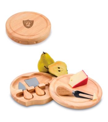 Picnic Time® NFL® Brie Cutting Board - Oakland Raiders Engraved