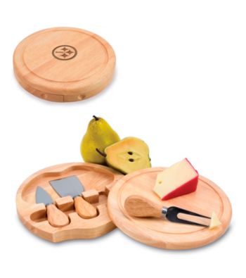 Picnic Time® NFL® Brie Cutting Board - Pittsburgh Steelers Engraved