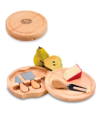 Picnic Time® NFL® Brie Cutting Board - San Francisco 49ers Engraved